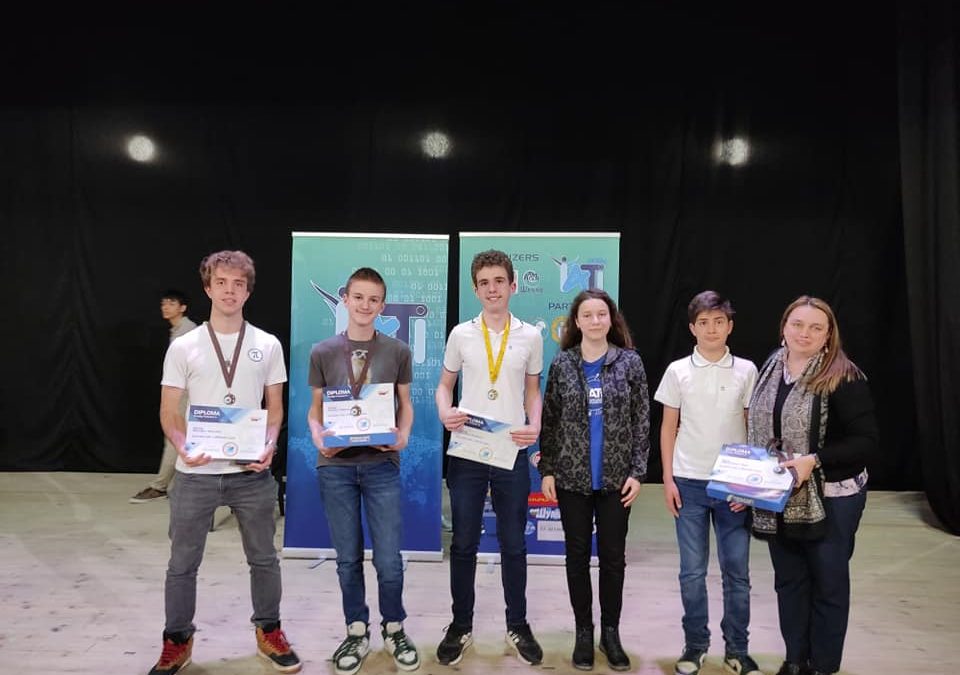 Шест медала по информатика за учениците от ПЧМГ в двете паралелни пролетни състезания проведени в Шумен